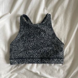 Lulu lemon high neck sports bra